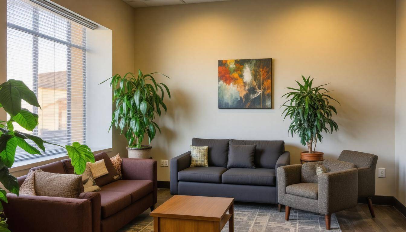 Comfortable memory care room